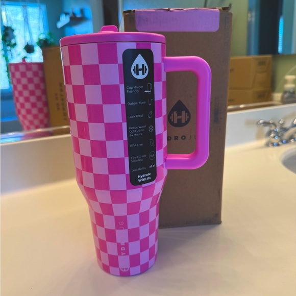 Bubblegum Checkers HydroJug - Picture 3 of 4